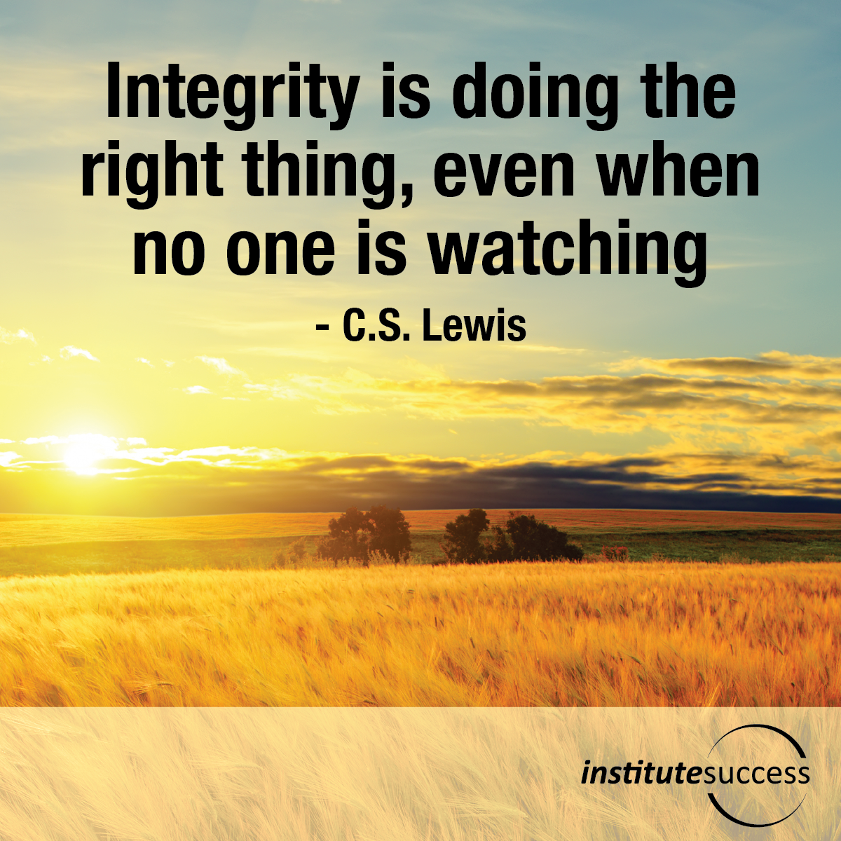 2018 04 09 Quote Integrity Is Doing The Right Thing 1200x1200 