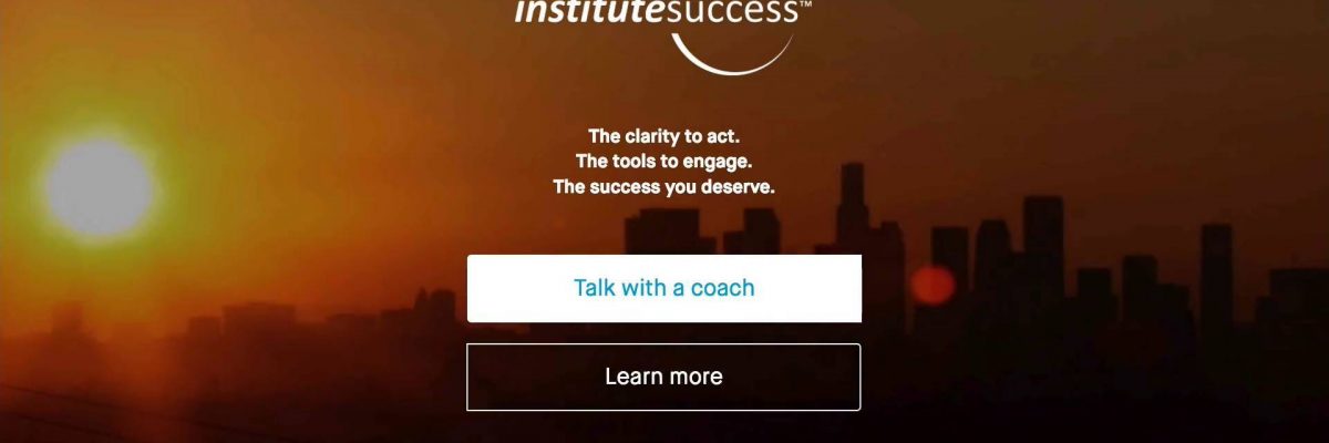 Institute Success homepage